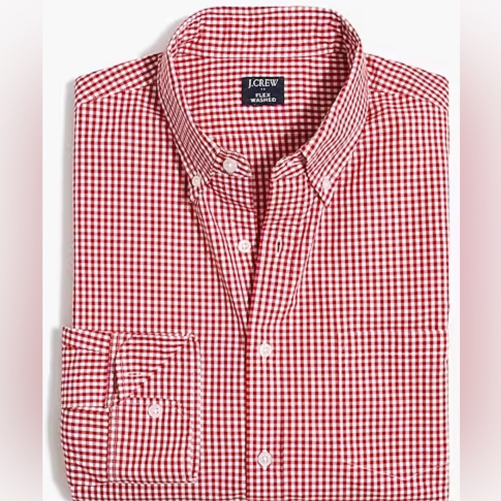 JCrew men’s flex washed shirt